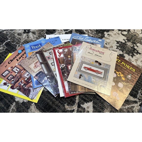 Cross Stitch Book Lot #D - Picture 1 of 16